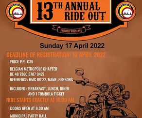 Ride Out Belgian Metropole Chapter